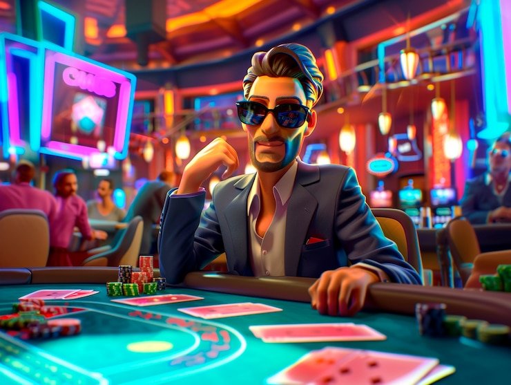 Meja live-dealer blackjack dan roulette di studio 4d slot88